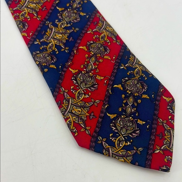 Christian Dior Vintage 80’s Abstract Baroque Classic Tie - Picture 1 of 9